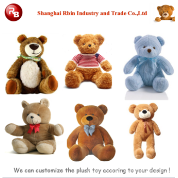 customized OEM design! huge mini plush teddy bear toys american dolls baby doll